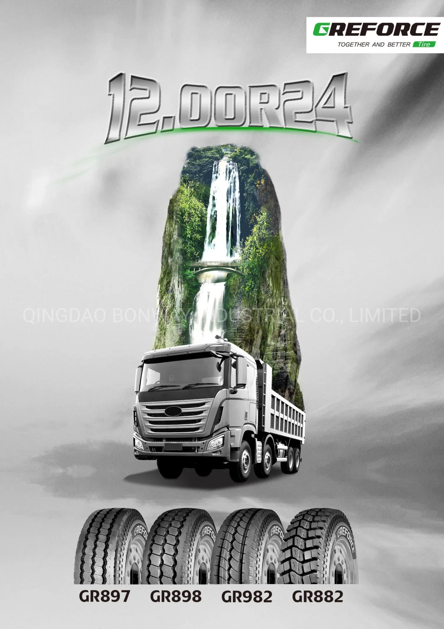 High quality/High cost performance  Greforce Brand TBR Radial Truck Tires 315/80r22.5 385/65r22.5 12.00r20 12.00r24 11r22.5 13r22.5 215/75r17.5 295/80r22.5