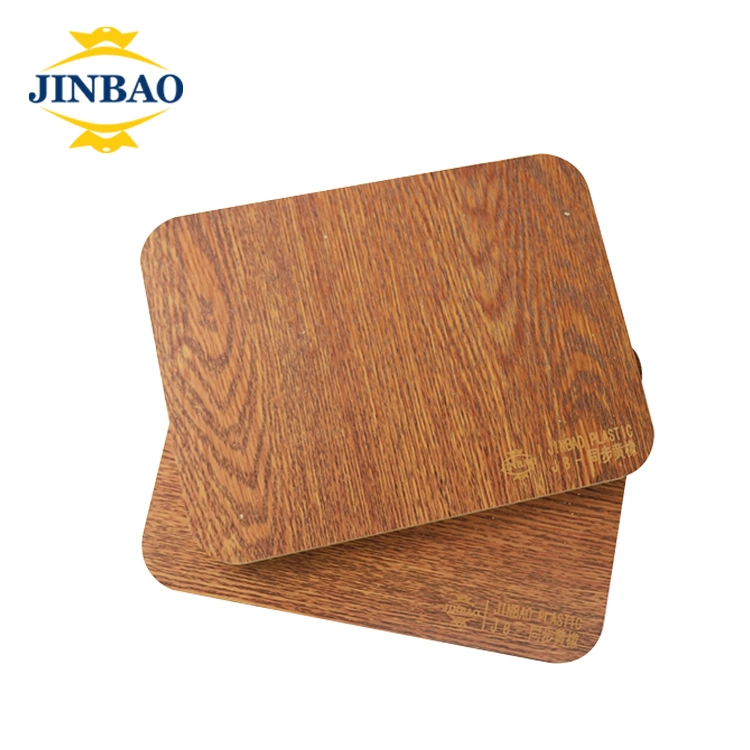 Jinbao High Quality Color PVC Foam Board Panel Pattern Wood Many Style 1220X2440mm 0.3-0.9 Density for Sale