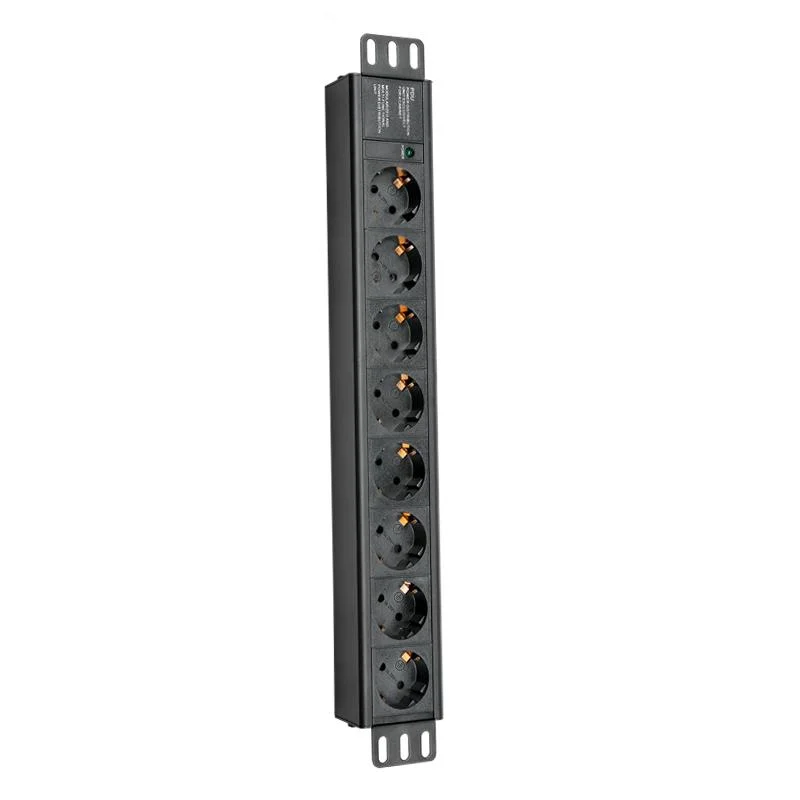 6 Ways Germany Power Strip with Air Switch for Data Center