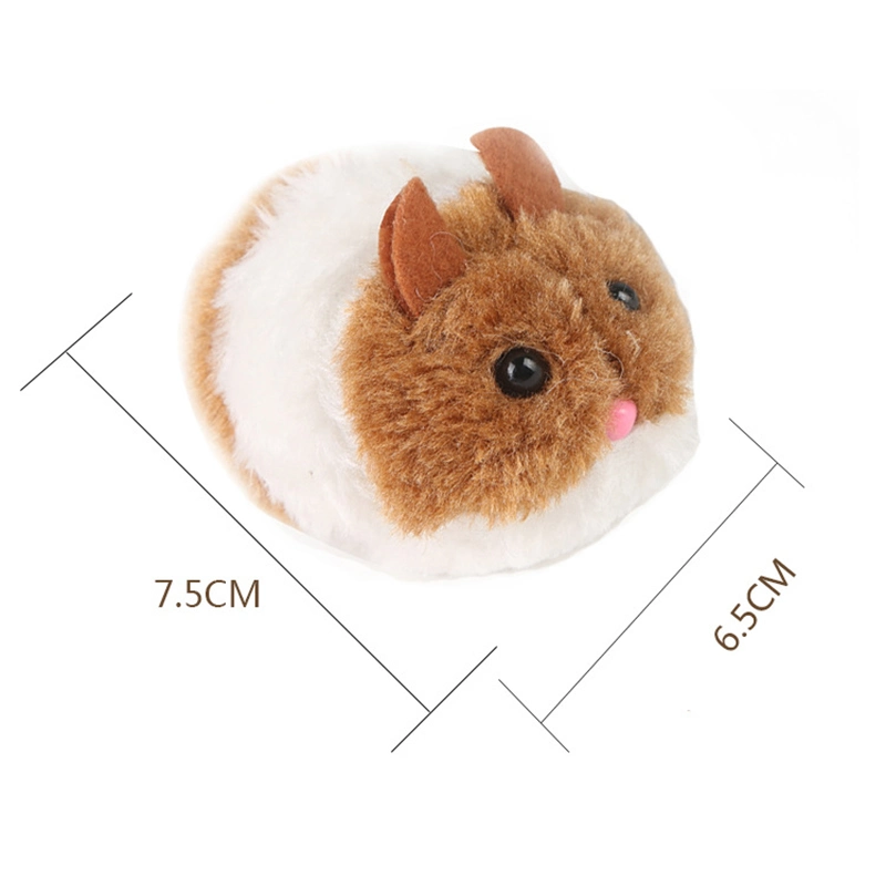 Interactive Cat Toy Automatic wind-up Mouse Plush Brinquedo Pet