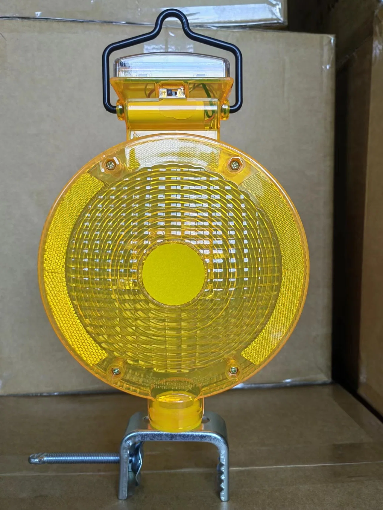 Beijing 19 Years Factory Wholesale/Supplier Solar LED Amber Lamp White Flashing Beacon Light for Cone