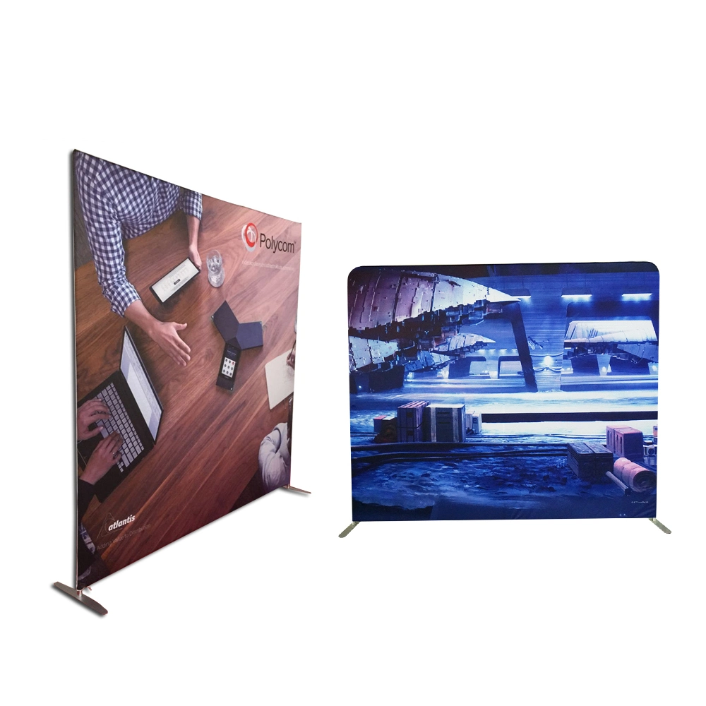 260GSM Knitted Polyester Portable Display Wall for Outdrro Promotion Events