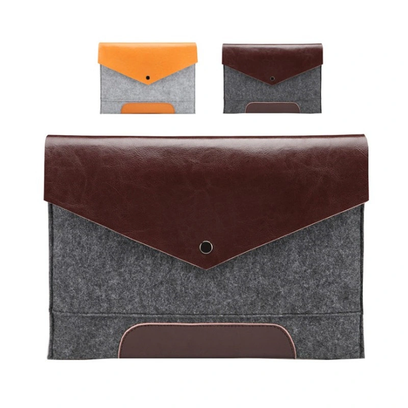 Felt MacBook iPad Notebook Computer Laptop Clutch Tablet Gift Promotion Sleeve Case Pouch Bag Cover (CY5923)