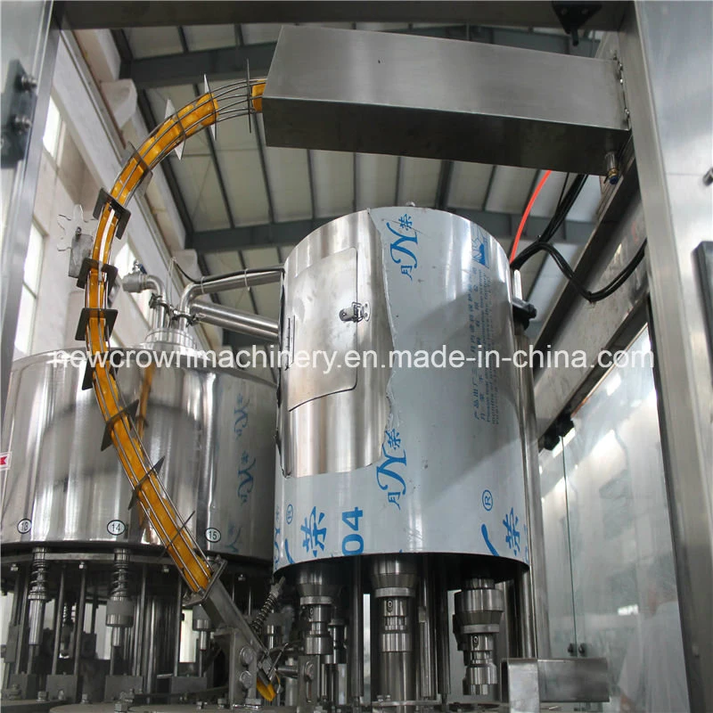 Automatic Beverage Plastic Bottle Monoblock 4-in-1 Juice Filling Machine