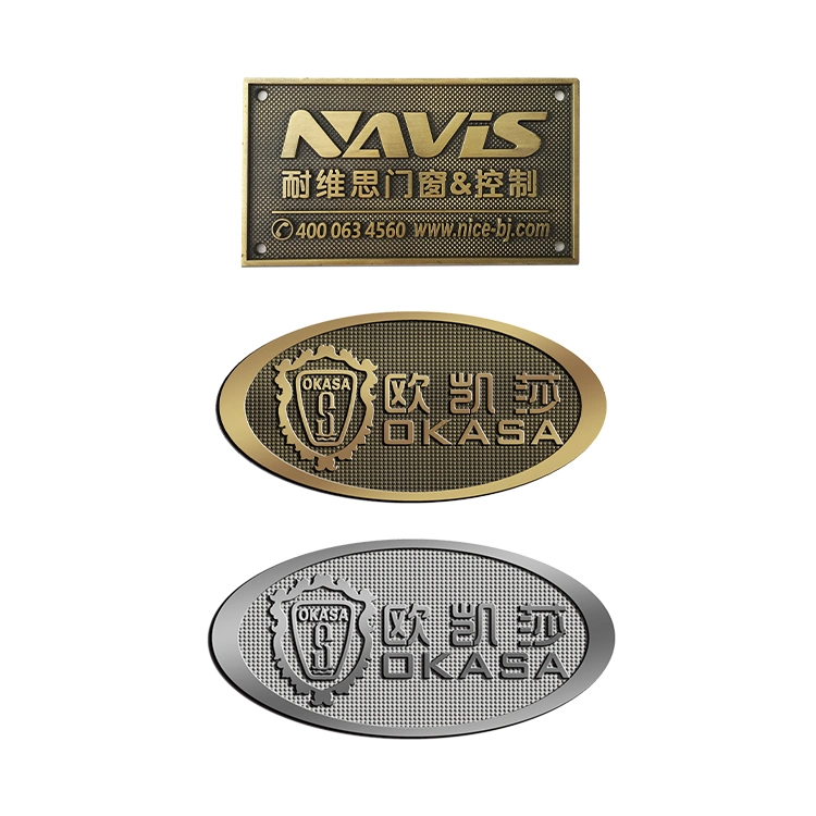 Factory Custom Made Gold Silver Bronze Plated Metal Badge Manufacturer Customized Metal Tag