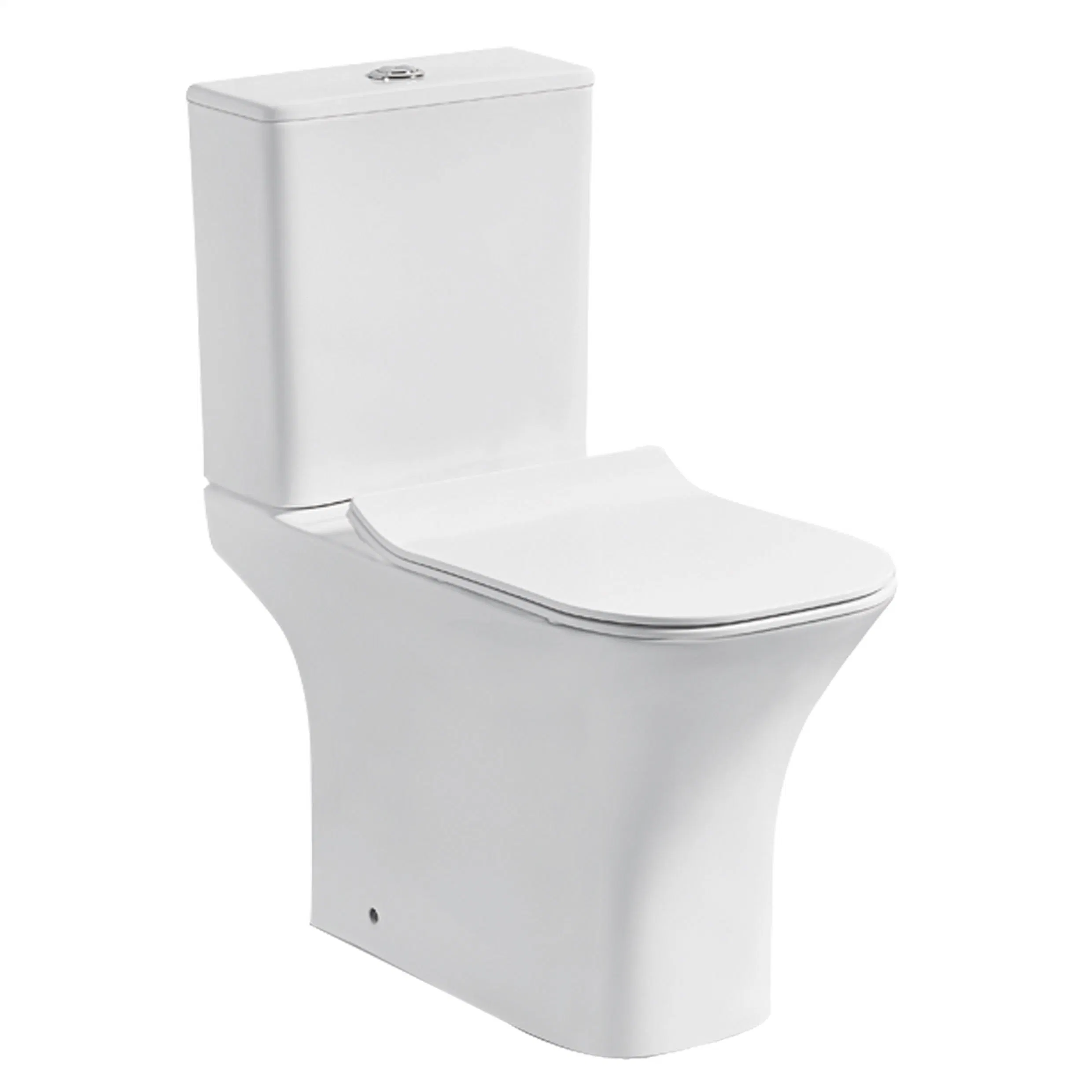 Sanitary Ware European Western P Trap Washdown Water Two Piece Toilet