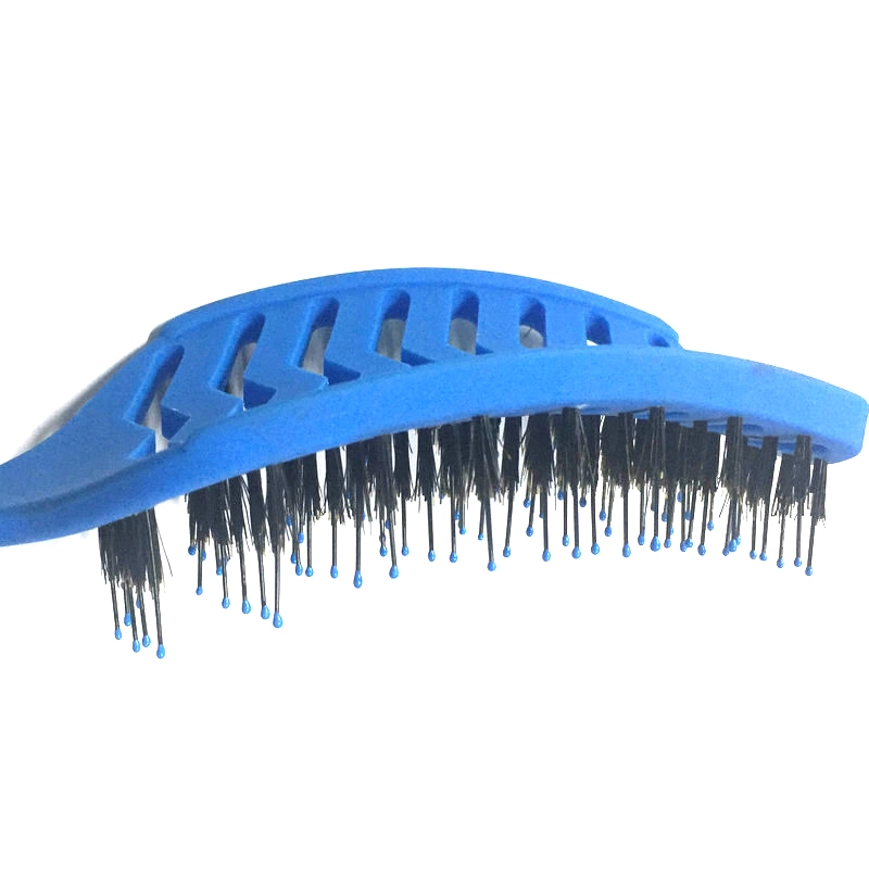 Stock profesional Plating colores Boar Bristle cepillo de pelo Comb