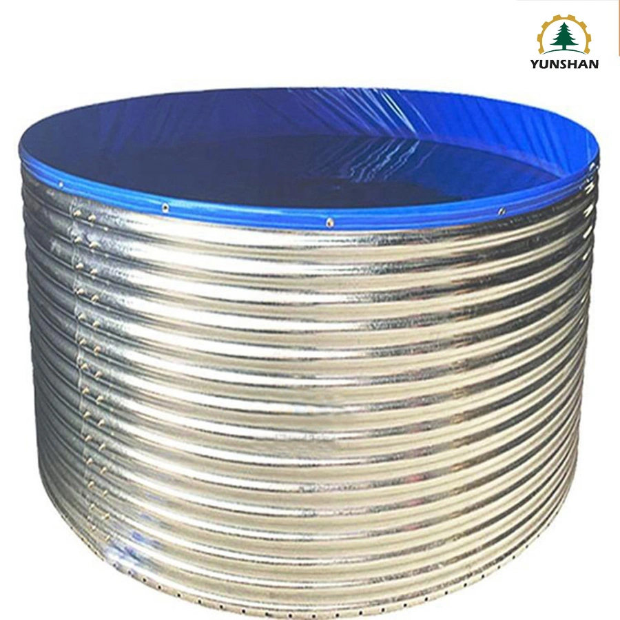 High Quality Circular Corrugated Plates Tilapia Shrimp Agriculture Fish Container