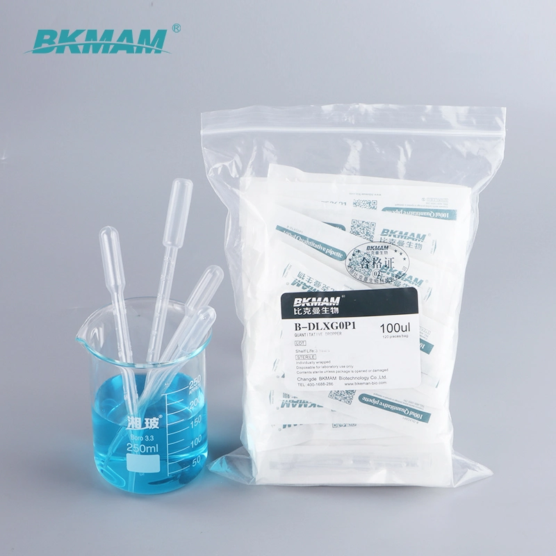 Sterilized Non Sterile Pasteur Pipette 1ml 2ml 3ml 5ml 10ml Disposable Graduated Dropper Transfer Pipette