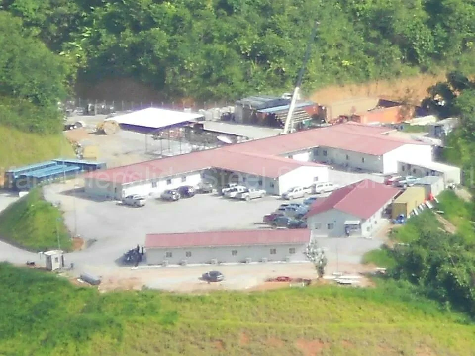 Paneles sándwich de acero de la casa de campo y oficina de sitio