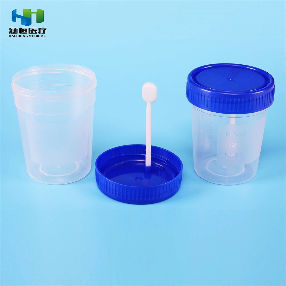 5ml 20ml 25ml 40ml 60ml 120ml Medical Use Stool Collecting Cups High Quality Plastic Stool Cups Stool Sample Transport Tubes