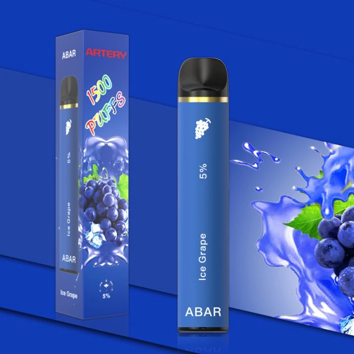 Puffs pequenos Vape descartável Dispositivo cápsulas descartáveis baratos cigarros electrónicos Vape1500 Artéria Puffs Abar 6ml