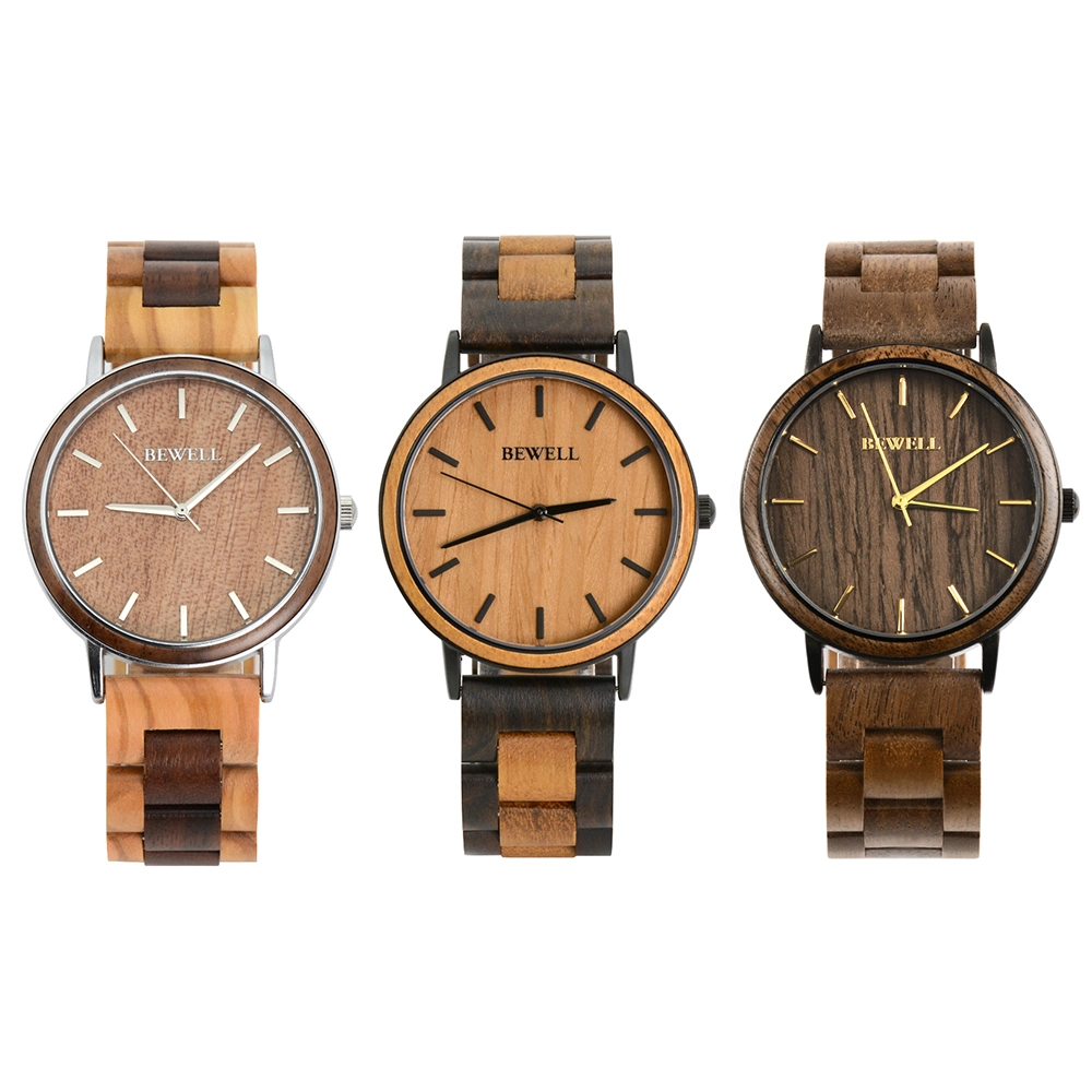 Trending Products 2023 New Arrivals Zs Wood Watch Metal Case Wristwatch Watch for Men Watches Wholesale/Suppliers