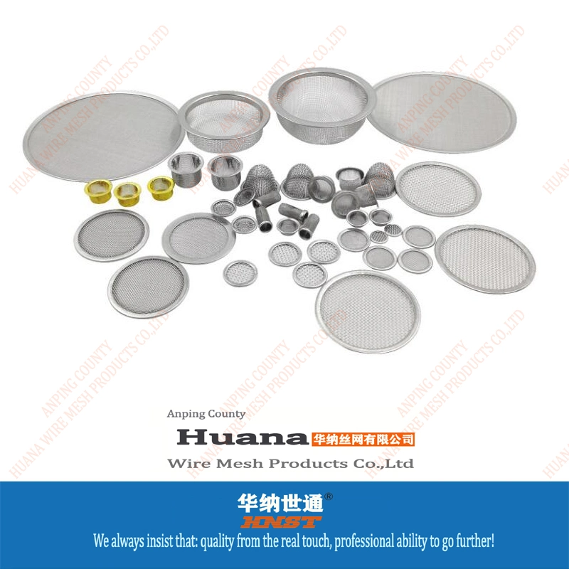 20 30 40 60 80 100 Mesh Ss 304 Plain Twill Weave Stainless Steel Woven Wire Mesh Metal Cloth Round Filter Mesh Disc