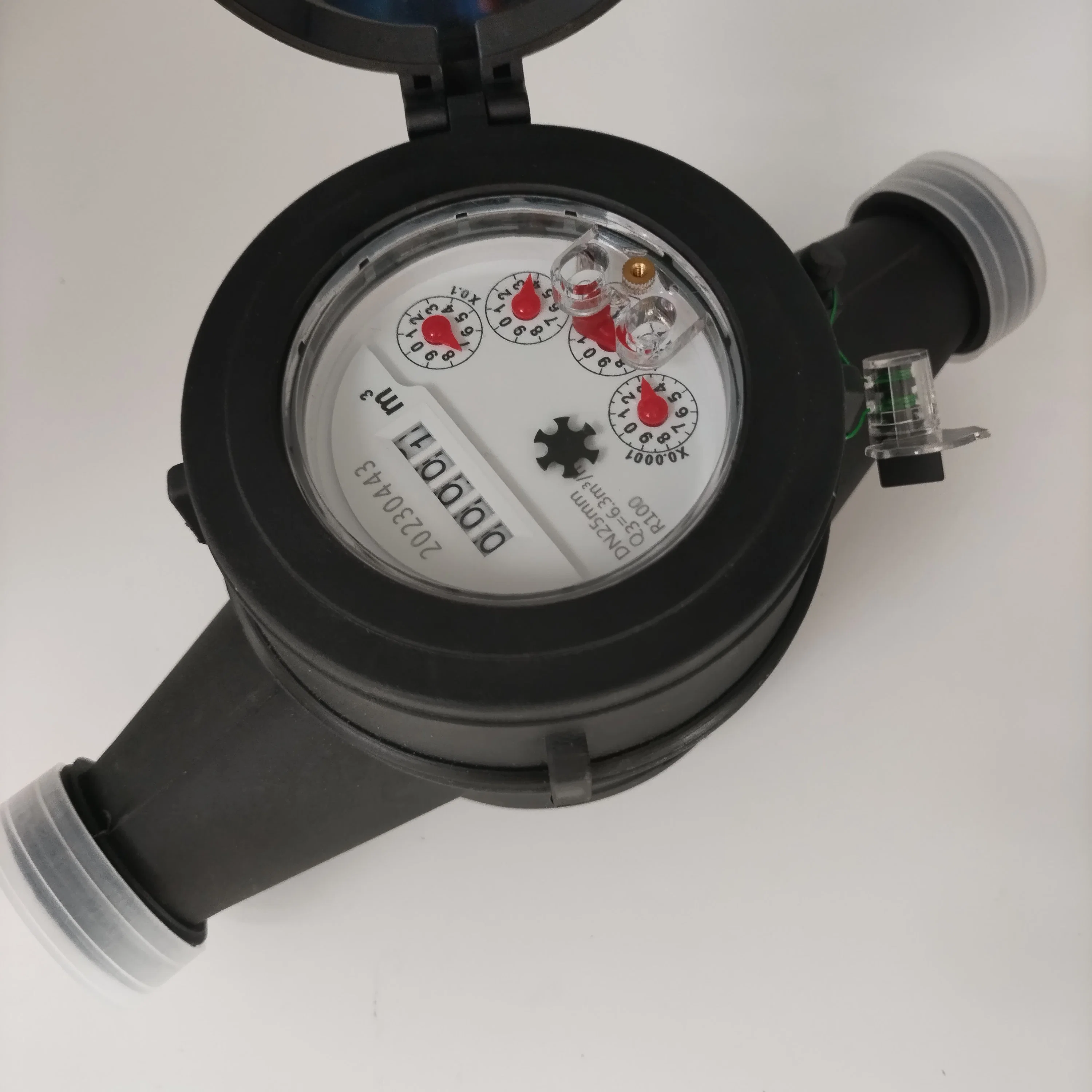 1/2 Inch Plastic Dry Water Meter with Pulse Hole