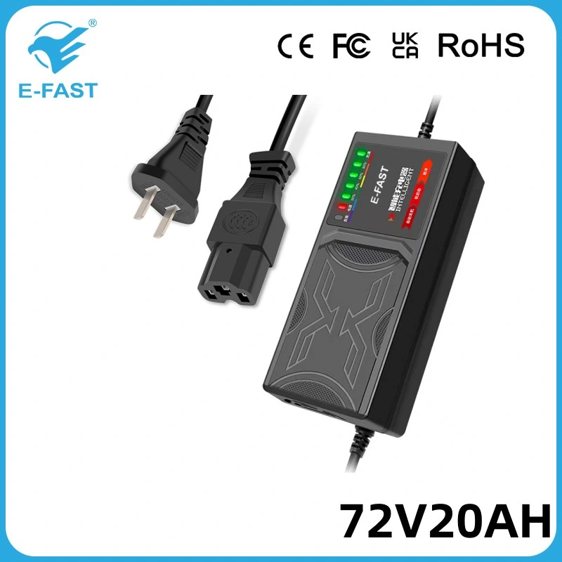 72V20ah Lead-Acid Start Stop Rechargeable Pulse Battery Charger for E-Bicycle Scooters