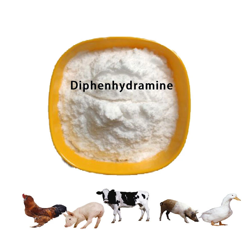 High Quality Veterinary Medicine Raw Diphenhydramine Powder CAS 58-73-1 Diphenhydramine