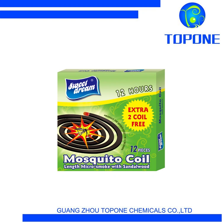 Topone Hot Selling Split and Ignite Natural Plant Fiber Mosquito Coil