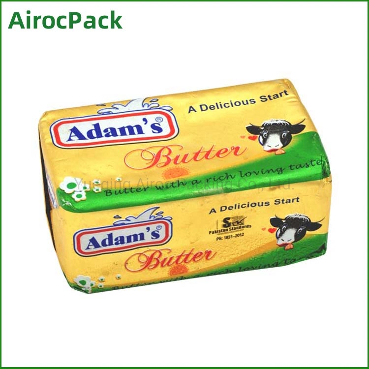 China Manufacturer Aluminium Foil with Paper for Butter Pack