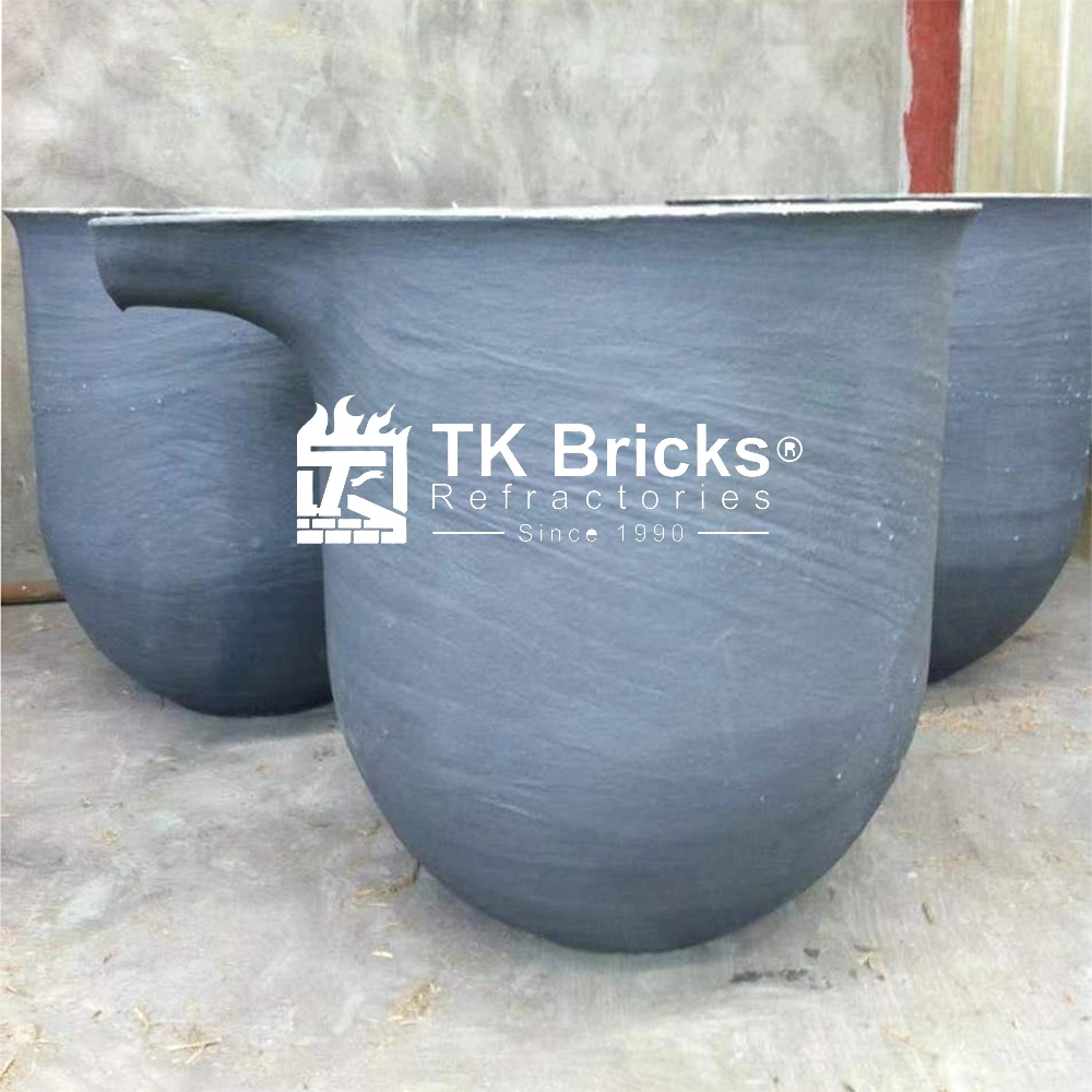 China Manufacturer Price Big High Density Sic Graphite Crucible for Melting Metal