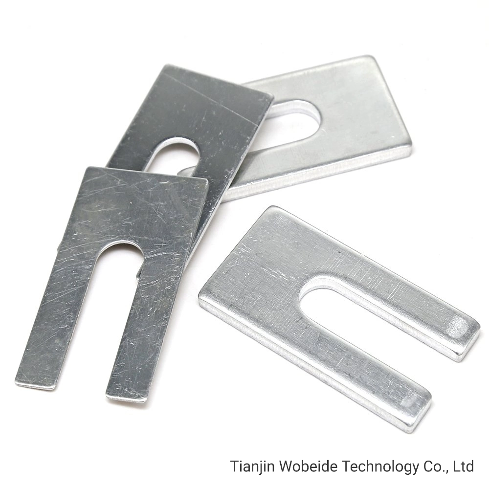 Window Use Aluminium 1mm 2mm 5mm Thickness Horseshoe Packer Shims