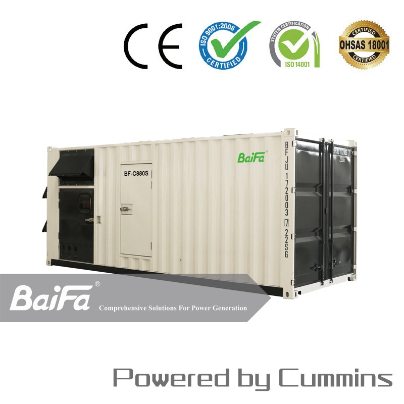 660kw Containerized 20FT Gp Container Electric Power Gas/Diesel Generator Powered by Cummins Engine Genset Factory