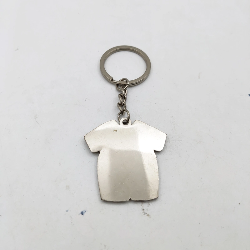 Metal Keychain with Children's Clothes