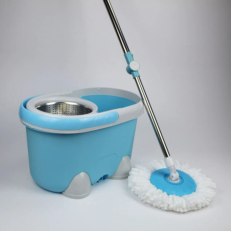 Wholesale/Supplier High quality/High cost performance  Best Microfiber Mop Cleaning Floor Online 360 Degree Rotating Cleaning Rotating Magic Mop with Plastic Bucket