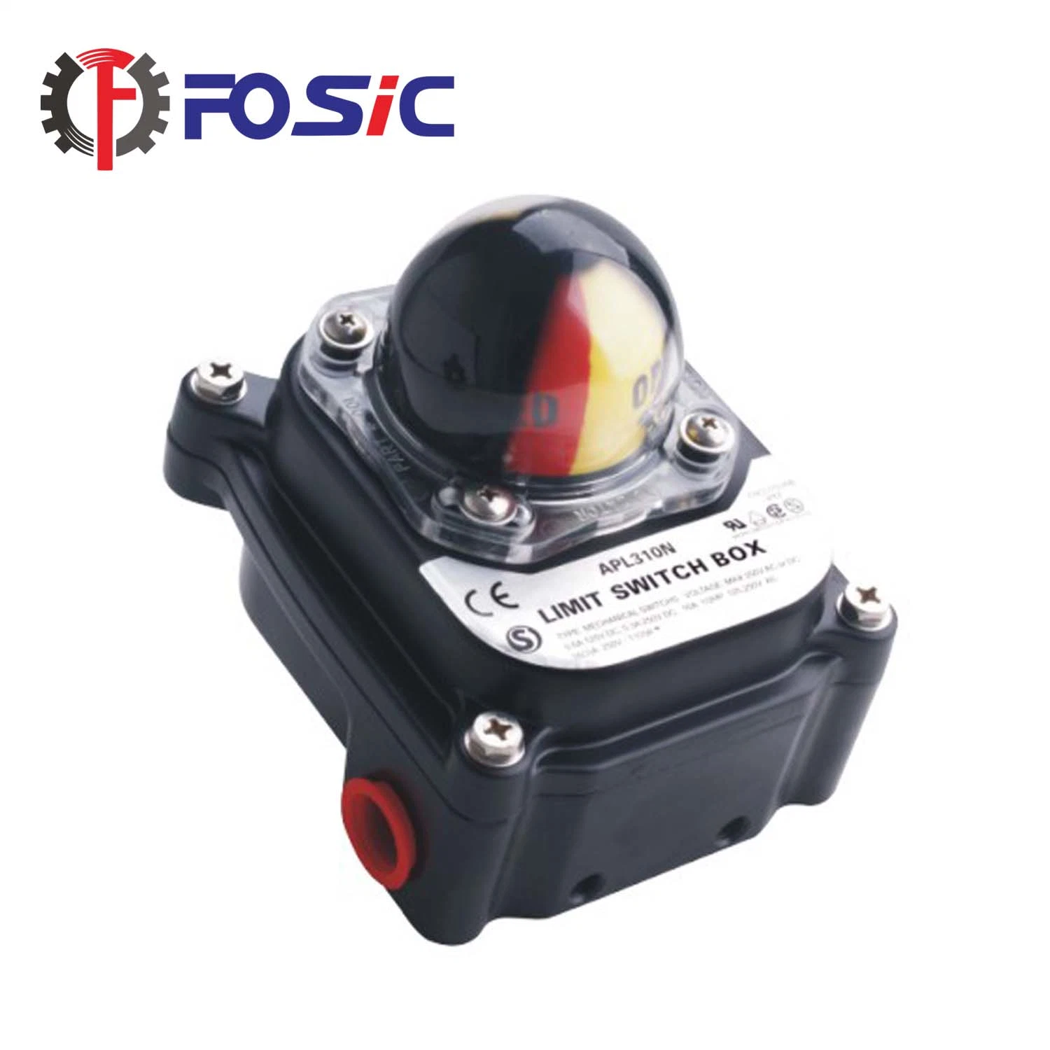 Feedback Signal Normal Temperature Water Connector M8 Pneumatic Actuator Limited Switch