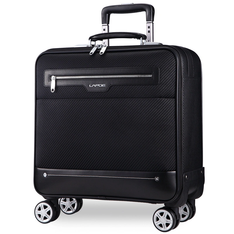 16"20"22" pulgadas de cuero de PU Oxford impermeable Carrito con ruedas maletas de viaje de negocios Subir Maleta Bolso funda (CY9957)
