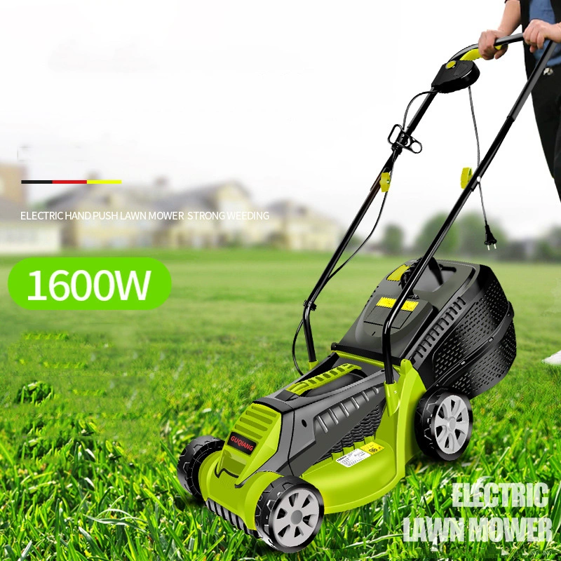 Patio con jardín de 1600W potente Hand-Push Whacker malezas Inicio Tipo de motor eléctrico Cortacésped