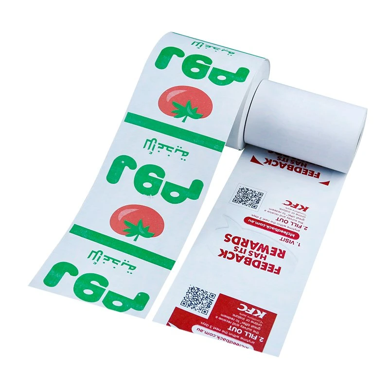 57X38mm 57X50mm Thermal Paper Roll Custom Printed Rolling Papers