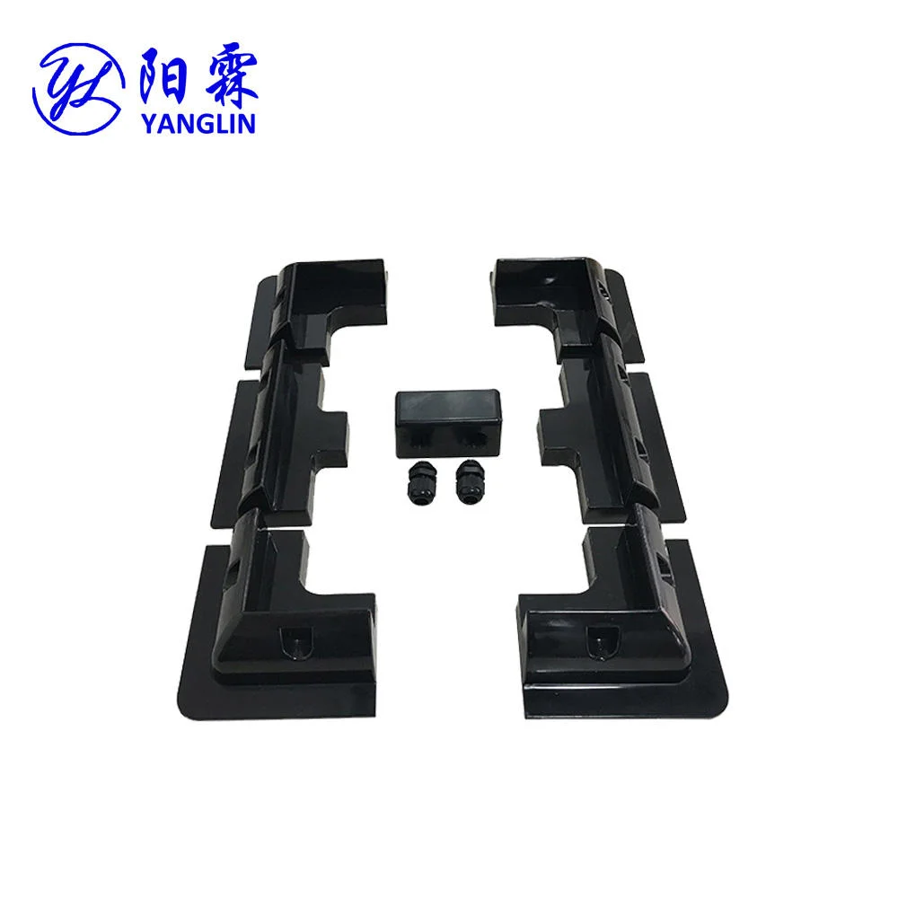 Solar Renewable Energy Solar Mount Brackets Motorhome RV Caravan ABS Black and White Null PV System Structure Accessories