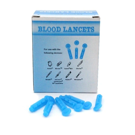 Wholesale/Supplier Medical Sterile Twist Top Blood Lancet with 18g, 21g, 23G, 25g, 26g, 28g, 30g, 33G