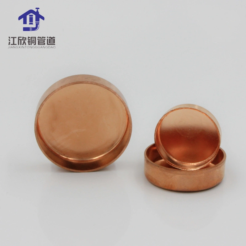 Copper Cap Refrigeration Cover of Refrigeration Water Supply and Drainage Pipe Fittings