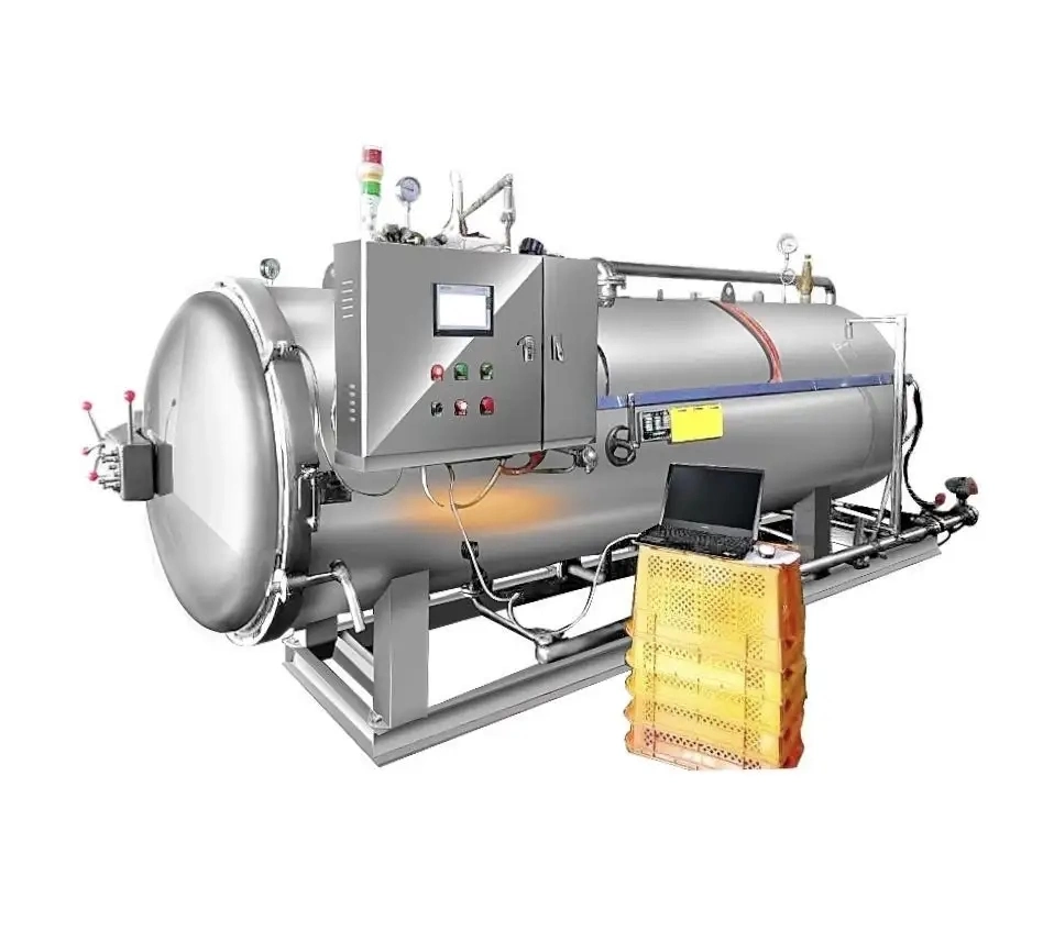 Industrieller Single Pot Hochtemperatur-Autoclave-Lebensmittelsterilisator Für Den Autokover