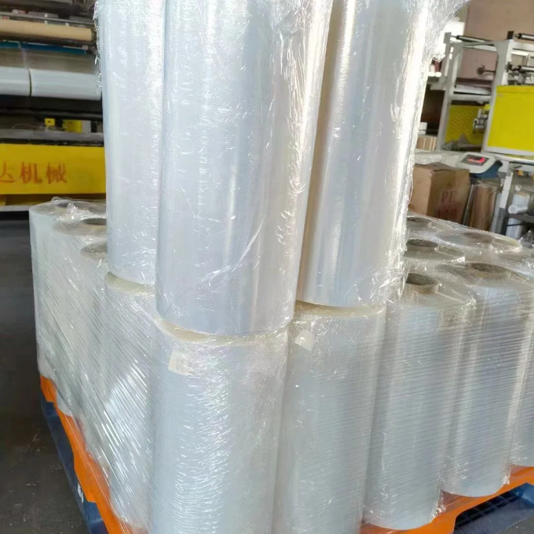 Plastic Roll Stretch Film/ Hand PE Pallet Stretch Shrink Wrap Film