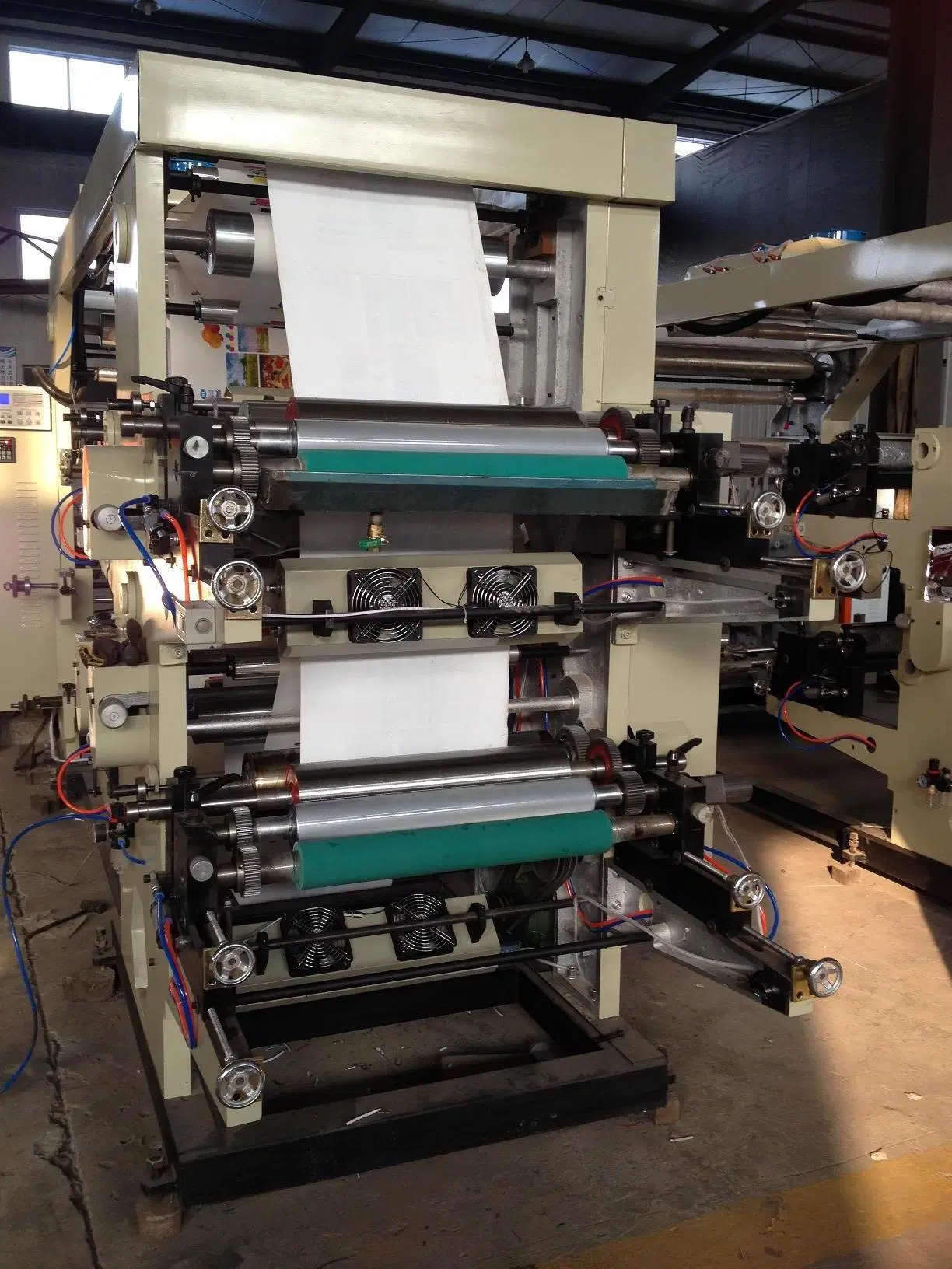 Six Colour Flexographic Stack Printing Machine