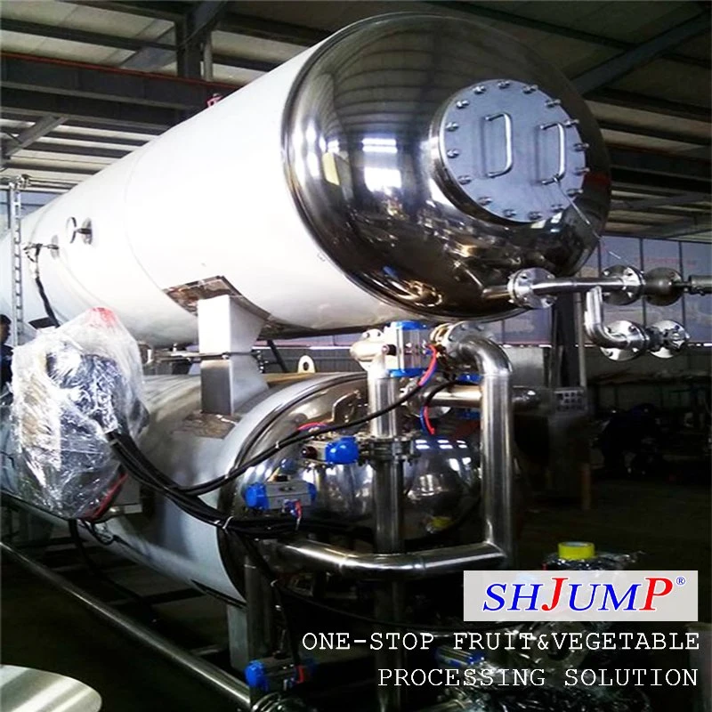 Food Sterilizer Autoclave Retort Steam or Hot Water Spraying Retort for Packed Products