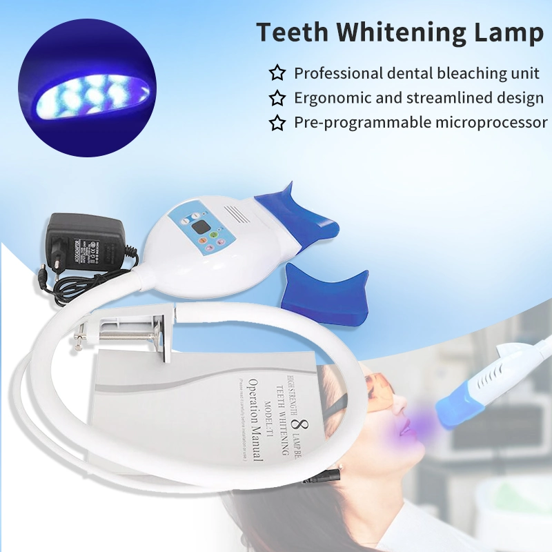 Equipo de Luz fría Productos Blanqueamiento de dientes 8 luces LED azules