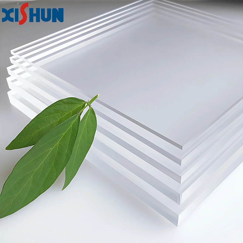 Xishun feuilles de plexiglas transparent PMMA acrylique blanc transparent feuilles haute Brillant