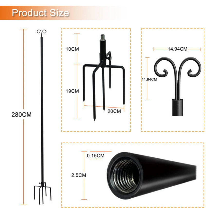 JH-Mech High quality/High cost performance  Steel String Light Poles