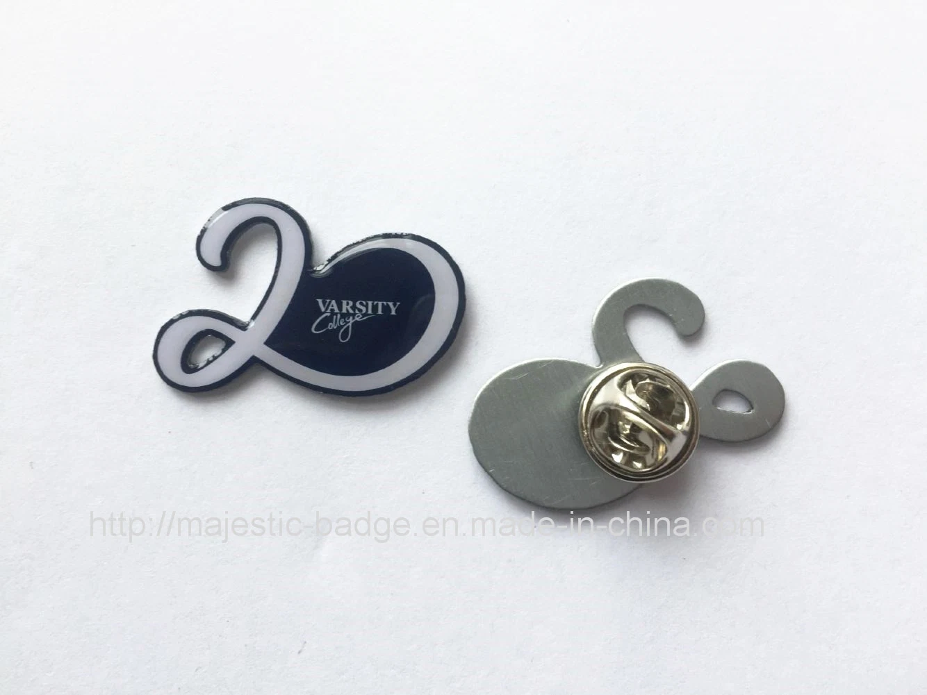 Custom No Minimum Quantity Brass Material Offset Printed Lapel Pin with Epoxy