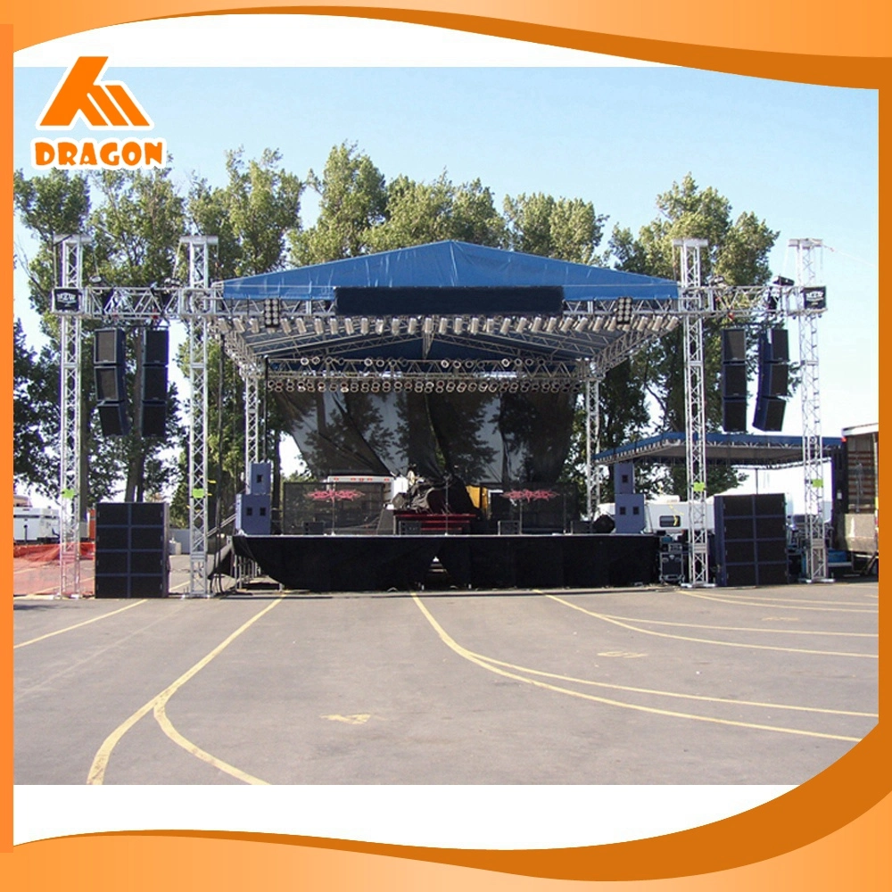 Aluminum Portable Mobile Event Lighting Truss Stage for Stage Equipment Platform