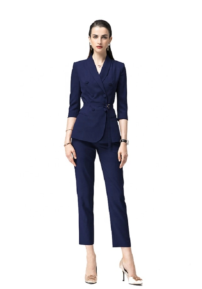 2021 New Design Women Business Suits for Women and Ladies Slim Female Autumn Dress Womens Fitted Business