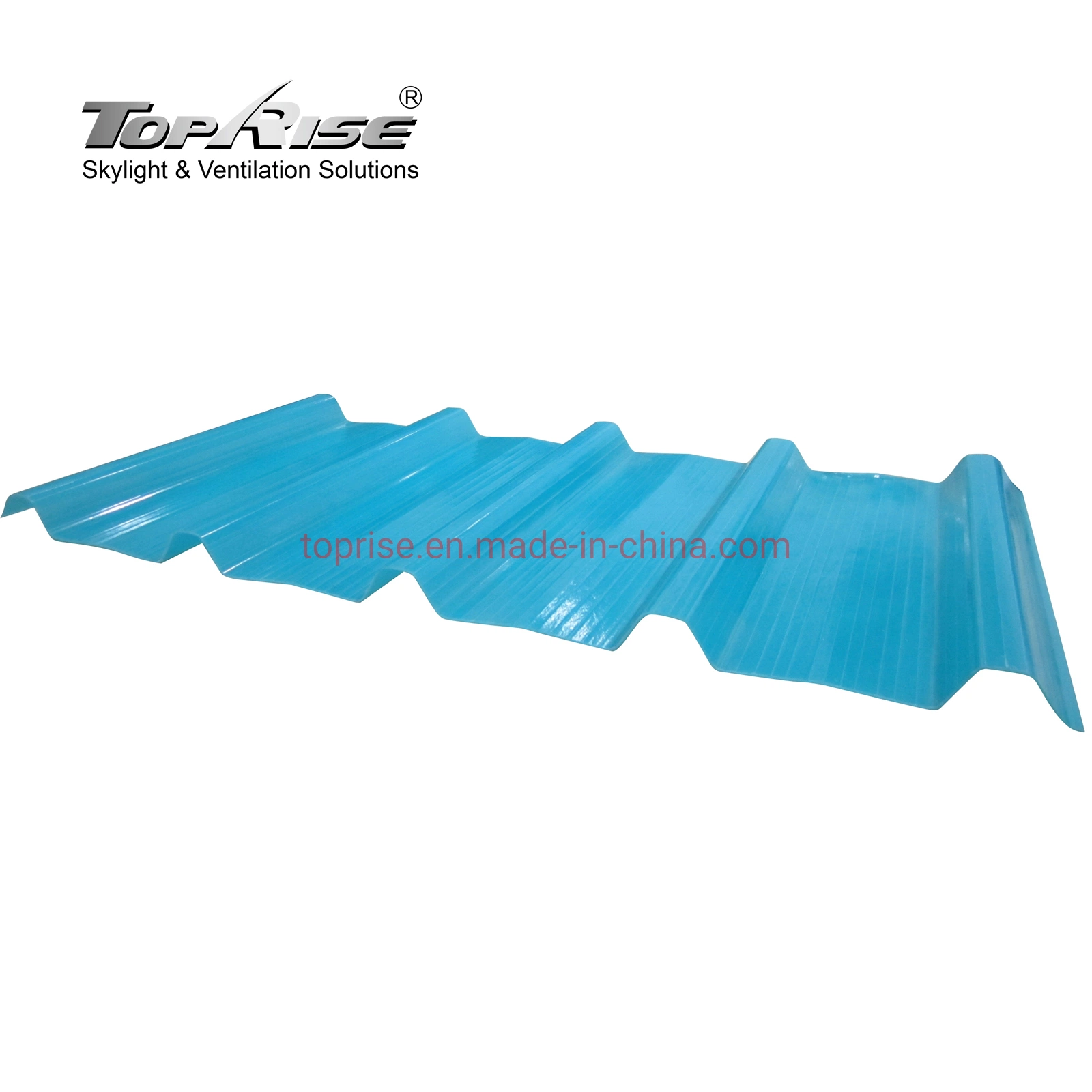 Toprise FRP Skylight Roofing Sheet Corrugated Sheet Fiberglass Products