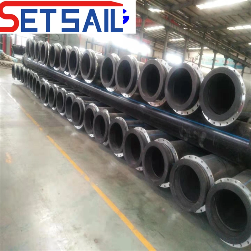 Sewage HDPE Pipe for Dredging Machinery with Rubber Hose