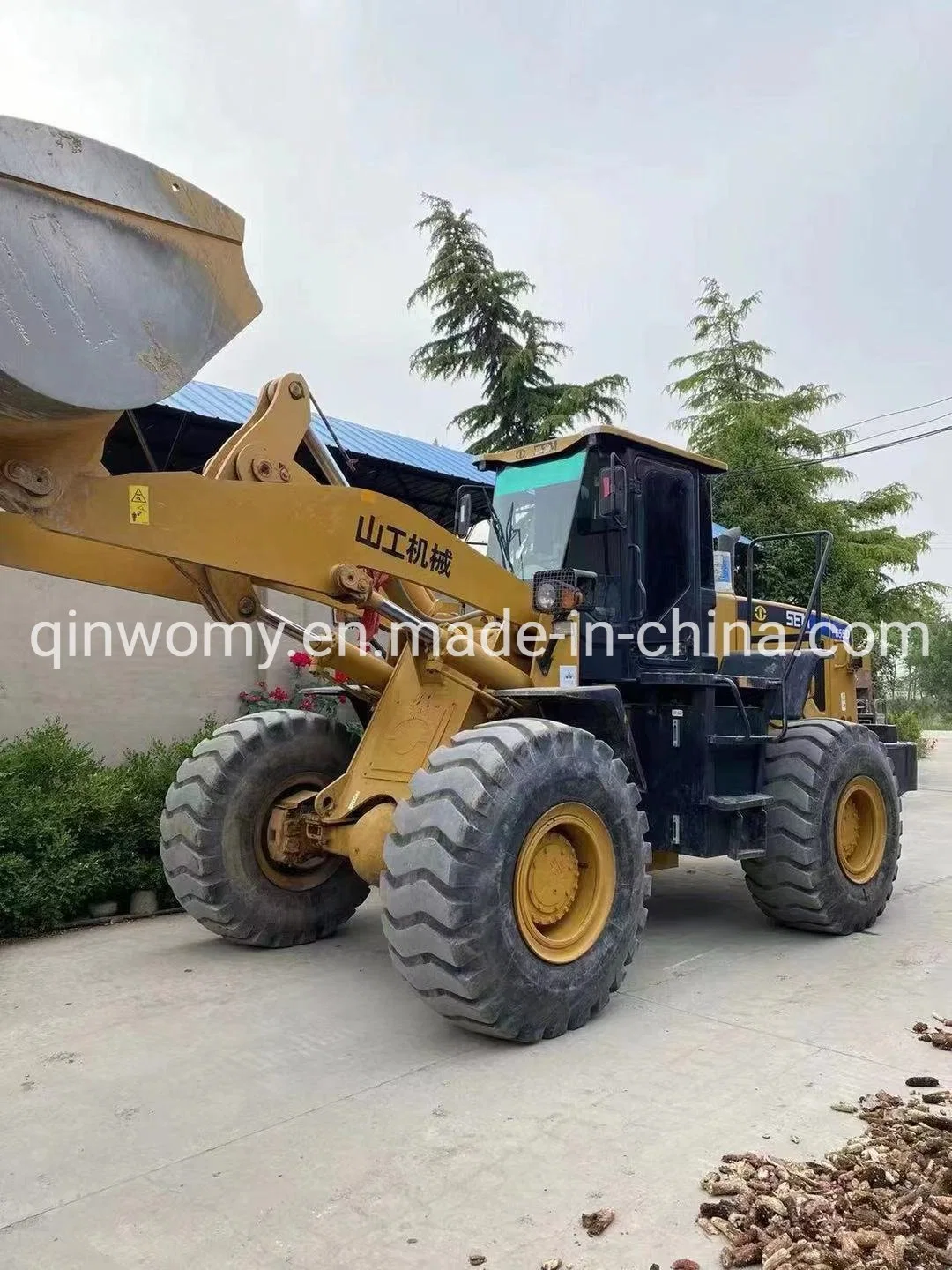 Used Heavy Construction Machine Sem 655D Front Wheel Loader 3m3 5ton