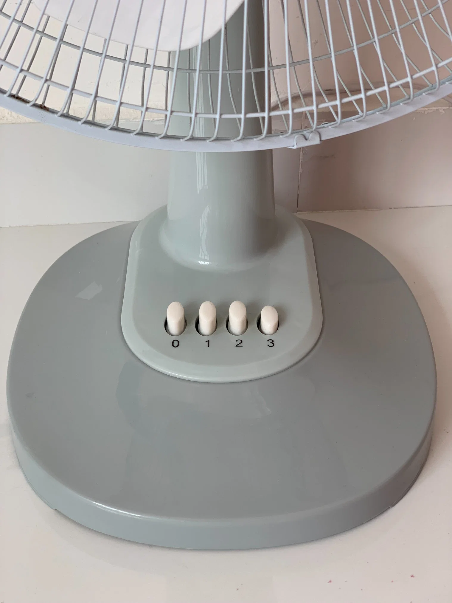 Plastic 12 Inch Desk Fan Free Spare Parts Electrical Fan