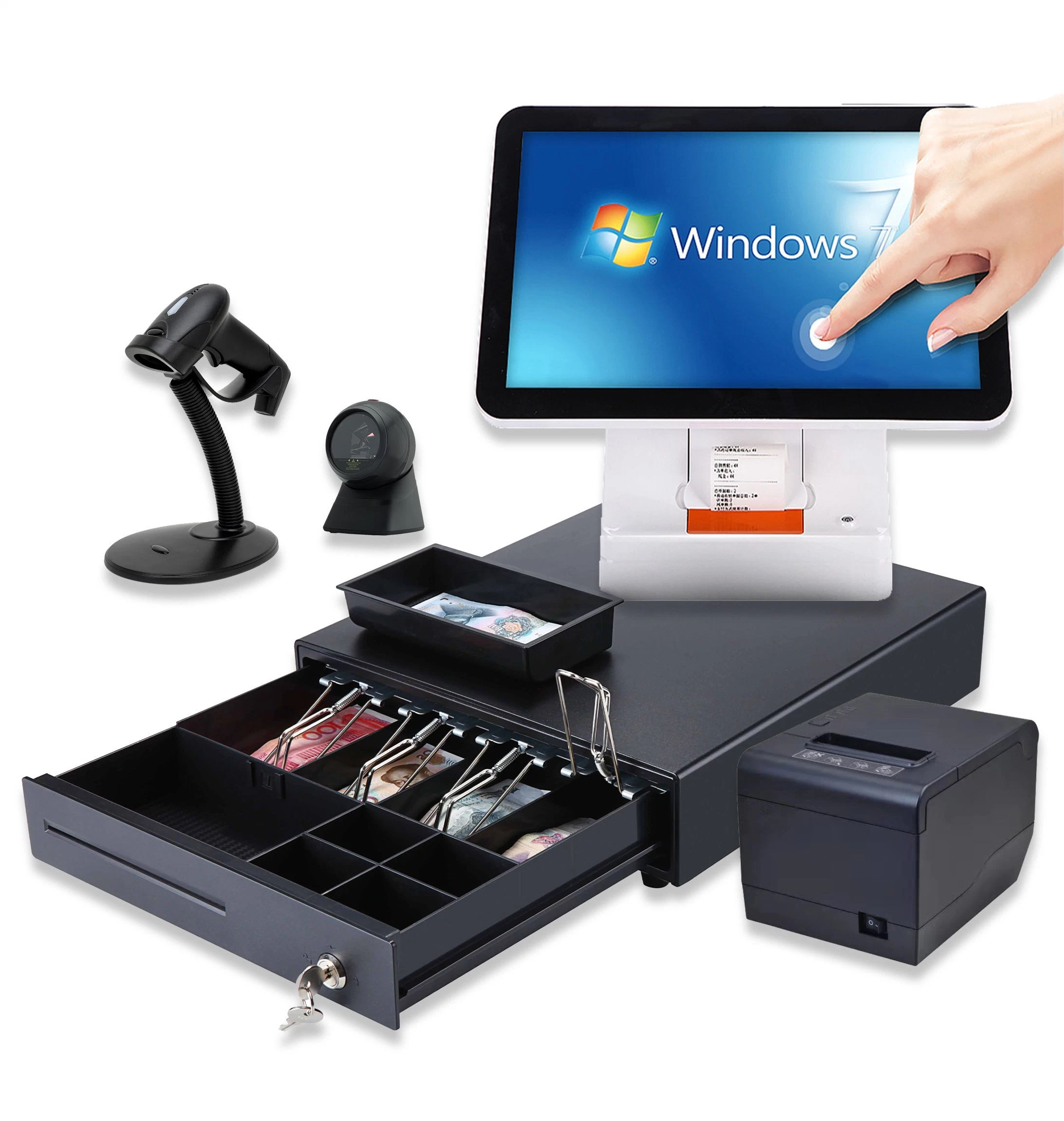 Dual Touch Screen Computer Epos POS System OEM Factory Best Price